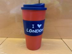 24 X BRAND NEW I LOVE LONDON HOT DRINK CUPS (789/23)