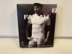 5 X BRAND NEW PACKS OF 2 FARAH CLASSIC T SHIRTS SIZE 5XL (919/23)