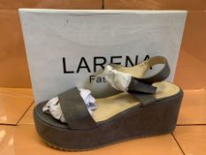 6 X BRAND NEW LARENA FASHION SHOES IN VARIOUS STYLES AND SIZES (799/23)
