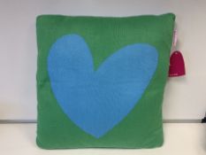 10 X BRAND NEW AGATHA RUIZ DE LA PRADA CORAZON FUCSIA NARANJA CUSHIONS 45 X 45CM RRP £40 EACH (39/