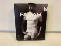 5 X BRAND NEW PACKS OF 2 FARAH CLASSIC T SHIRTS SIZE 5XL (921/23)