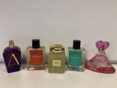 5 X VARIOUS BRANDED TESTER PERFUMES (662/23)