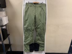 2 X BRAND NEW BILLABONG OLIVE MALLA SKI TROUSERS SIZE LARGE RRP £120 EACH (253/23)