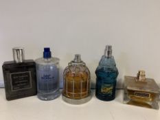 5 X VARIOUS BRANDED TESTER PERFUMES (666/23)