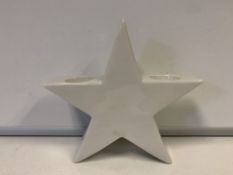 15 X BRAND NEW BOXED LARGE STAR TEALIGHT HOLDERS (426/23)