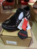 NEW & BOXED KICKERS BLACK SHOE SIZE INFANT 11 (40/21)