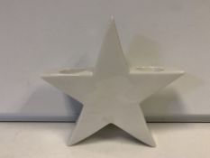 15 X BRAND NEW BOXED LARGE STAR TEALIGHT HOLDERS (427/23)