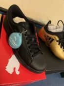 NEW & BOXED PUMA BLACK TRAINER SIZE JUNIOR 4 (326/21)