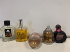 5 X VARIOUS BRANDED TESTER PERFUMES (659/23)
