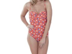 30 X BRAND NEW LEPEL RED SWIMSUITS SIZES 8-18