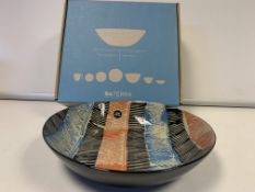 4 X BRAND NEW PACKS OF 4 RETAIL BOXED DA TERRA SAMBURU PASTA BOWLS RRP £120 PER PACK (HAND