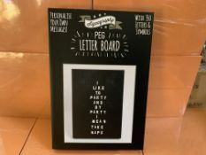 11 X BRAND NEW LARGE SIGNOGRAPHY PEG LETTER BOARDS