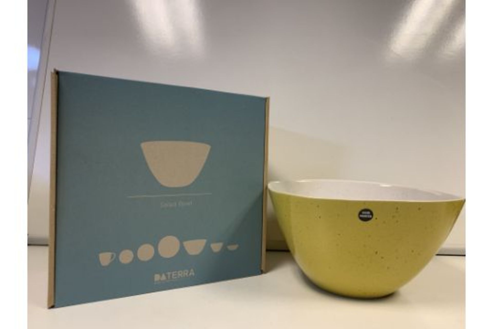 6 X BRAND NEW INDIVIDUALLY RETAIL BOXED DA TERRA LIMONCELLO SALAD BOWLS RRP £65 EACH (HAND