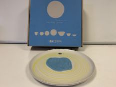 4 X BRAND NEW PACKS OF 4 RETAIL BOXED DA TERRA BLUE LAGOON SIDE PLATES RRP £70 PER PACK (HAND