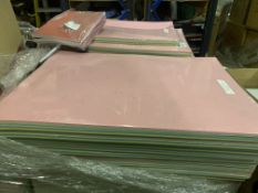 20 X BRAND NEW PACKS OF PASTEL COLOURS RECYCLED BOARDS 450 X 640MM (100 SHEETS A PACK)