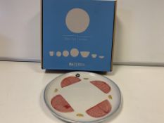 6 X BRAND NEW PACKS OF 4 RETAIL BOXED DA TERRA SCANDINAVIAN FOLK SIDE PLATES RRP £70 PER PACK (