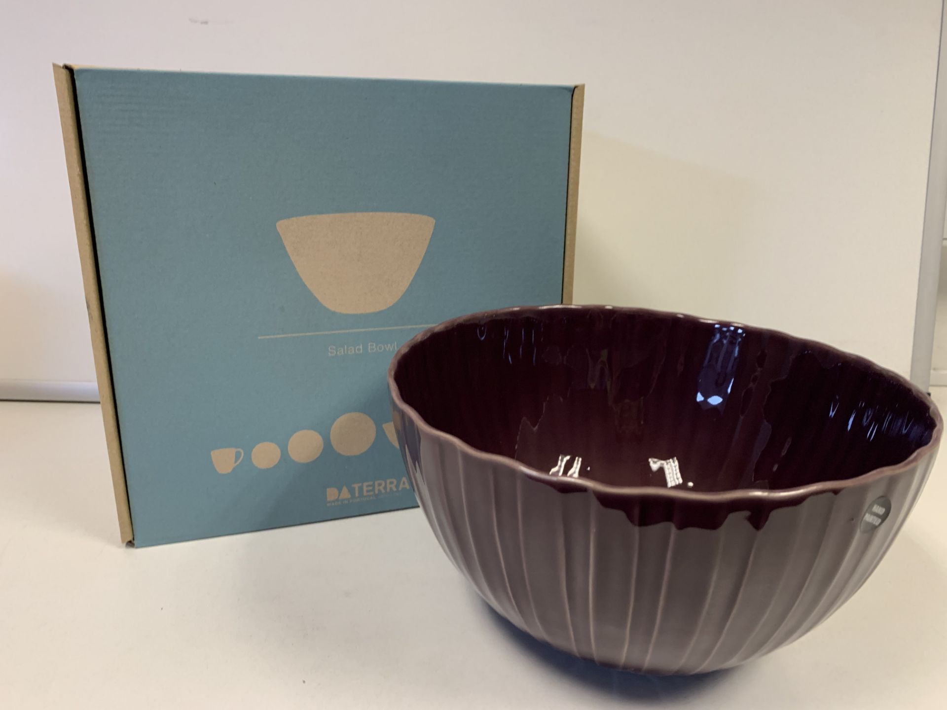 6 X BRAND NEW INDIVIDUALLY RETAIL BOXED DA TERRA DOURO BASTARDO SALAD BOWLS RRP £65 EACH (HAND