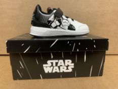 (NO VAT) 5 X BRAND NEW CHILDRENS ADIDAS RAPIDA RUN STAR WARS TRAINERS SIZE i9