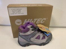 (NO VAT) 3 X BRAND NEW HI-TEC EARM GREY BOOTS SIZE i13