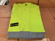 10 X HIGH VIZ BOILER SUITS SIZES MAY VARY