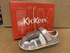 (NO VAT) 4 X BRAND NEW CHILDRENS KICKERS KICK FAERIES SANDALS SIZE i10