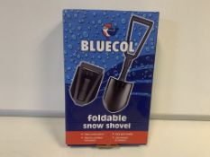 12 x NEW BOXED BLUECOL FOLDABLE SHOVELS