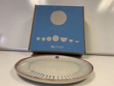 7 X BRAND NEW PACKS OF 4 RETAIL BOXED DA TERRA UYUNI SIDE PLATES RRP £70 PER PACK (HAND CRAFTED,