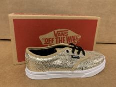 (NO VAT) 5 X BRAND NEW CHILDRENS VANS ATWOOD LOW GIRLS TRAINERS SIZE i13