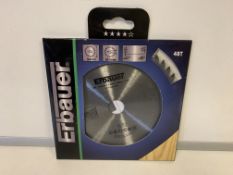 12 X ERBAUER TCT SAW BLADES SIZE 165MM