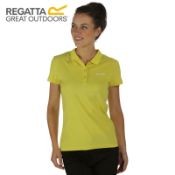 24 X BRAND NEW REGATTA LIMETTA CLIMALITE QUICK DRY SUN PROTECTION SPORTS TOPS SIZE 18