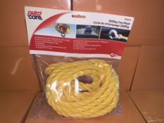 20 X BRAND NEW AUTOCARE 2000KG TOW ROPES