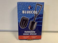 12 x NEW BOXED BLUECOL FOLDABLE SHOVELS