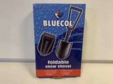 12 x NEW BOXED BLUECOL FOLDABLE SHOVELS