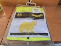 7 X BEARFLEX HIGH VIS WALL WEATHER WORK JACKETS SIZES MAY VARY