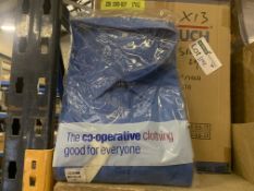 13 X BRAND NEW CO-OPERATIVE CLOTHING MID BLUE SHIRTS SIZE 20/22