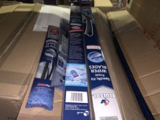 50 X VARIOUS BRAND NEW BLUECOL WIPER BLADES