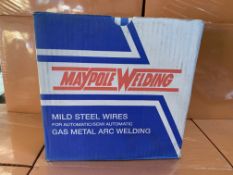 4 X MAYPOLE MILD STEEL WIRES FOR GAS METAL ARC WELDING