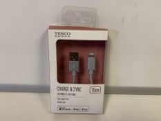 80 X CHARGE AND SYNC LIGHTNING TO USB CABLES IN 2 BOXES
