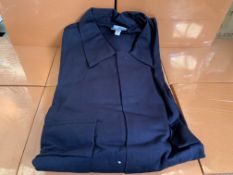 8 X BRAND NEW BLUE AND BLACK BOILER SUITS SIZE XL