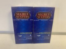 60 X BRAND NEW PACKS OF 12 SECRET WATERS SUPER COMBINATION MIXED EXPERIENCES CONDOMS