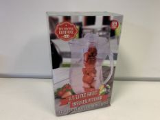 16 X BRAND NEW THE VINTAGE COMPANY 2.5 LITRE FRUIT INFUSER PITCHERS