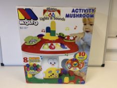 4 X BRAND NEW MOLTO ACTIVITY MUSHROOMS RRP £49.99