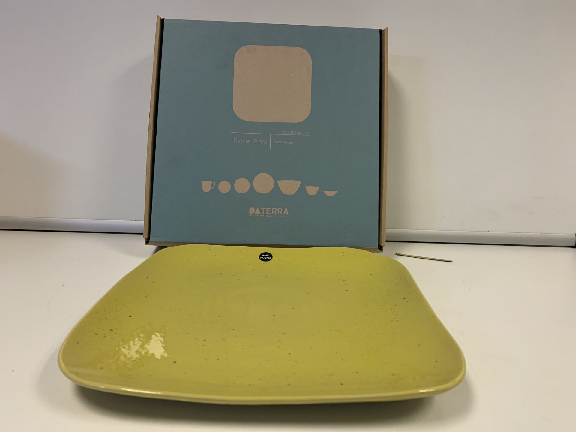 4 X BRAND NEW PACKS OF 4 RETAIL BOXED DA TERRA LIMONCELLO DINNER PLATES RRP £85 PER PACK (HAND