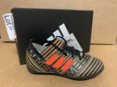 (NO VAT) 2 X BRAND NEW CHILDRENS ADIDAS NEMEZIZ MESSI FOOTBALL TRAINERS SIZE i13