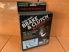 7 X BRAND NEW ONE MAN BRAKE AND CLUTCH BLEEDING KITS