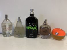 5 X VARIOUS BRANDED TESTER PERFUMES