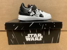 (NO VAT) 5 X BRAND NEW CHILDRENS ADIDAS RAPIDA RUN STAR WARS TRAINERS SIZE i9