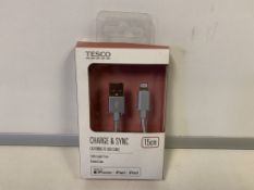 80 X CHARGE AND SYNC LIGHTNING TO USB CABLES IN 2 BOXES