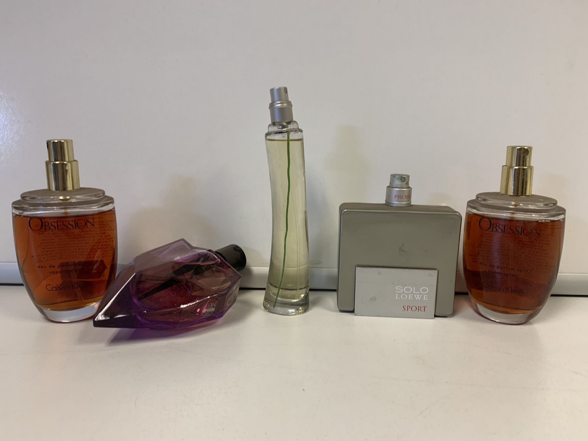 5 X VARIOUS BRANDED TESTER PERFUMES