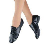 30 X BRAND NEW DANCE DEPOT LEATHER BLACK SLIP SOLE DANCE SHOES FOR LADIES IN VARIOUS SIZES